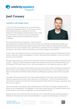 Joel Creasey