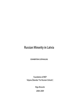 Russian Minority in Latvia
