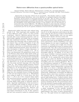 Matter-Wave Diffraction from a Quasicrystalline Optical Lattice