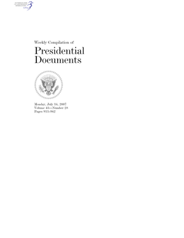 Presidential Documents