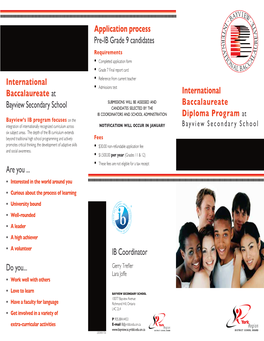 International Baccalaureate Diploma Program at International