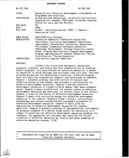 Document Resume Ed 371 904 Ps 022 550 Title