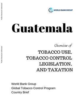 Guatemala-Overview-Of-Tobacco-Use