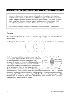 Classifying Shapes