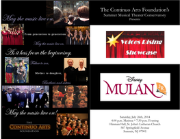 The Continuo Arts Foundation's