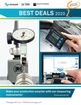 Make Your Production Smarter with Our Measuring Instruments! Prices Exclude VAT