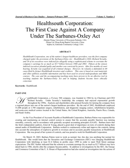 Healthsouth Corporation