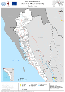 Village Tracts of Maungdaw Township Rakhine State
