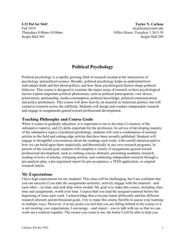 Political Psychology