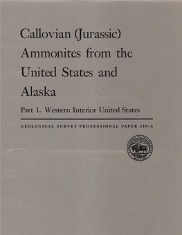 Callovian (Jurassic) Ammonites from the United States and Alaska