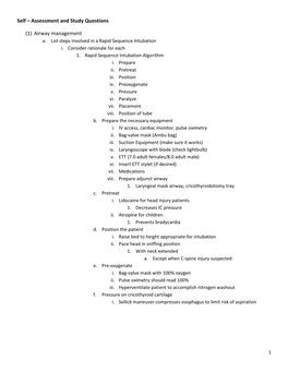 Airway Management A