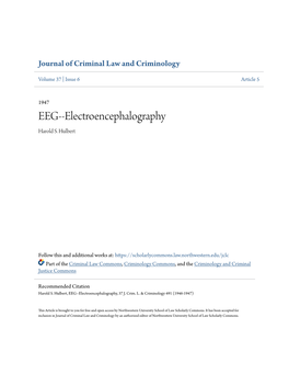 EEG--Electroencephalography Harold S