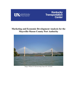 Marketing and Economic Development Analysis for the Maysville-Mason County Port Authority