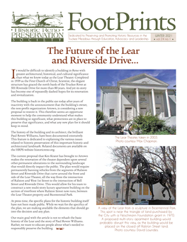 The Future of the Lear and Riverside Drive…