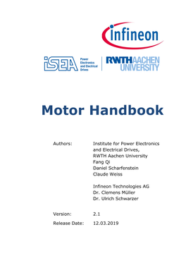 Electric Motor Handbook