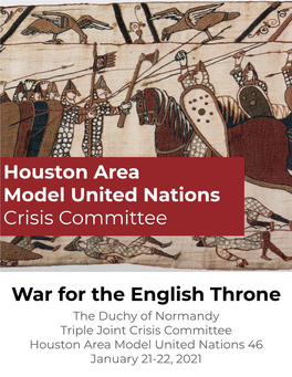 War for the English Throne Houston Area Model United Nations