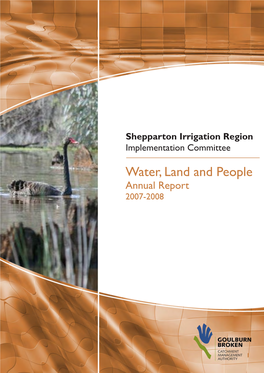 Water, Land and People Annual Report 2007-2008