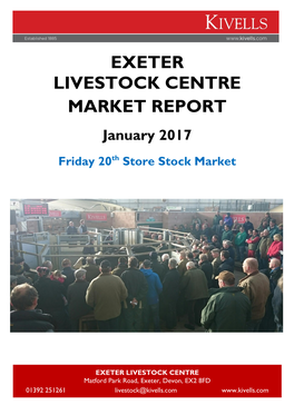 Exeter Livestock Centre Market Report