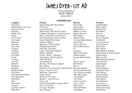 James Dyer CV