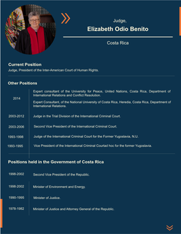 Elizabeth Odio Benito