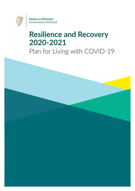 Resilience and Recovery 2020-2021 Plan for Living with COVID-19