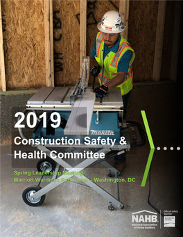 Construction Safety & Health Committee 2019 Spring Leadership