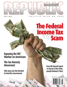 Thefederal Incometax Scam