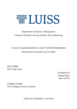 Le Auto E La Guida Autonoma: Come L'artificial Intelligence Rivoluziona La