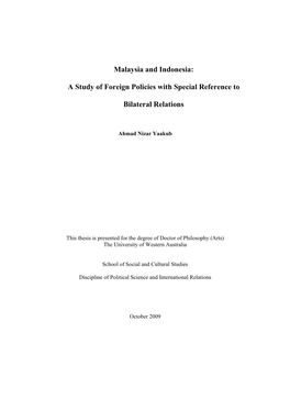A Study of Foreign Policies with Special Reference to Bilateral