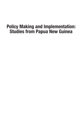 Studies from Papua New Guinea / Edited by R