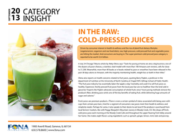 Cold-Pressed Juices