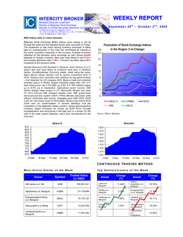 Weekly Report