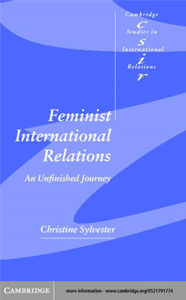 Feminist International Relations: an Unfinished Journey