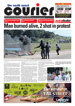 Man Burned Alive, 2 Shot in Protest