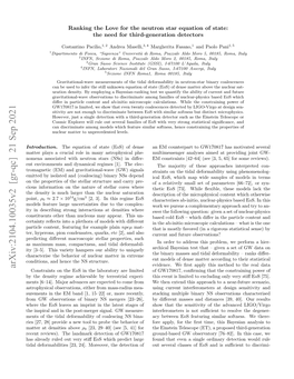 Ranking the Love for the Neutron Star Equation of State: the Need for Third-Generation Detectors