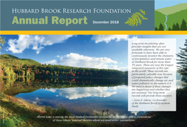 Annual Report for 2018