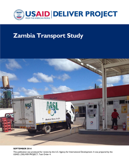 Zambia Transport Study, September 2014