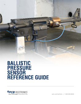 Ballistic Pressure Sensor Reference Guide