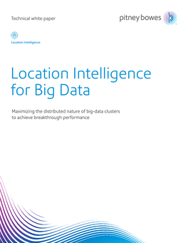 Location Intelligence for Big Data