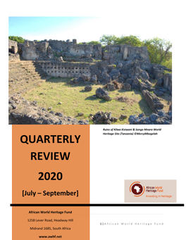 Quarterly Review 2020