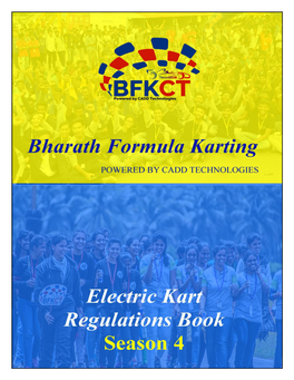 BFKCT Electric Kart Regulations Book (BFEKR) – E Kart V 1.0