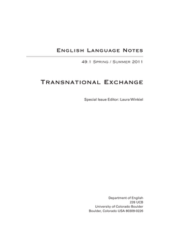 English Language Notes
