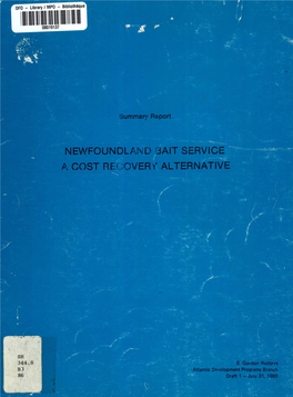 Newfoundland 3Ait Service a Cost Re Over Alternative