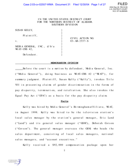 1 in the United States District Court for the Northern