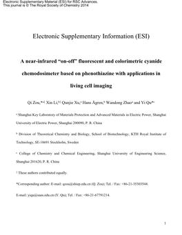 Electronic Supplementary Information (ESI)