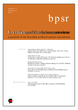 Brazilian Political Science Review Vol 5, No 2