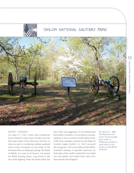 Shiloh National Military Park National Park Service