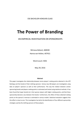 The Power of Branding
