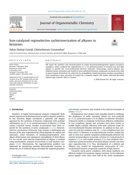 Journal of Organometallic Chemistry 881 (2019) 139E149