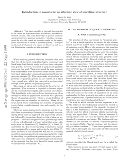 Introduction to Causal Sets: an Alternate View of Spacetime Structure